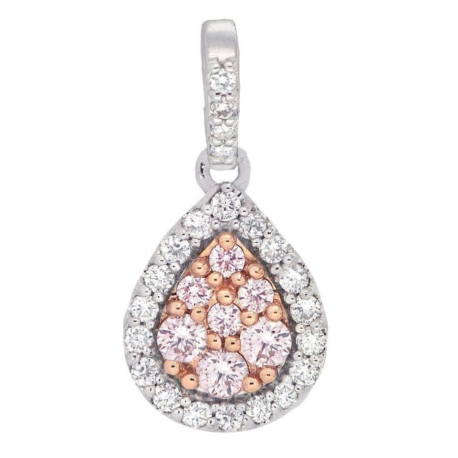 18ct White Gold Pink Argyle Diamond Pendent 6 115 900x