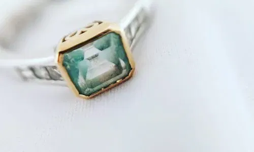 Customer browsing jewellery in a store