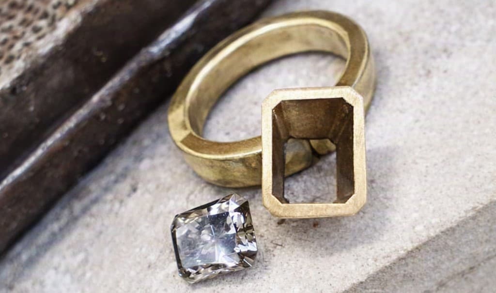 hand made coloured diamond engagement ring yellow gold.jpg