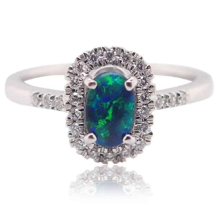 opals down under opal black ring
