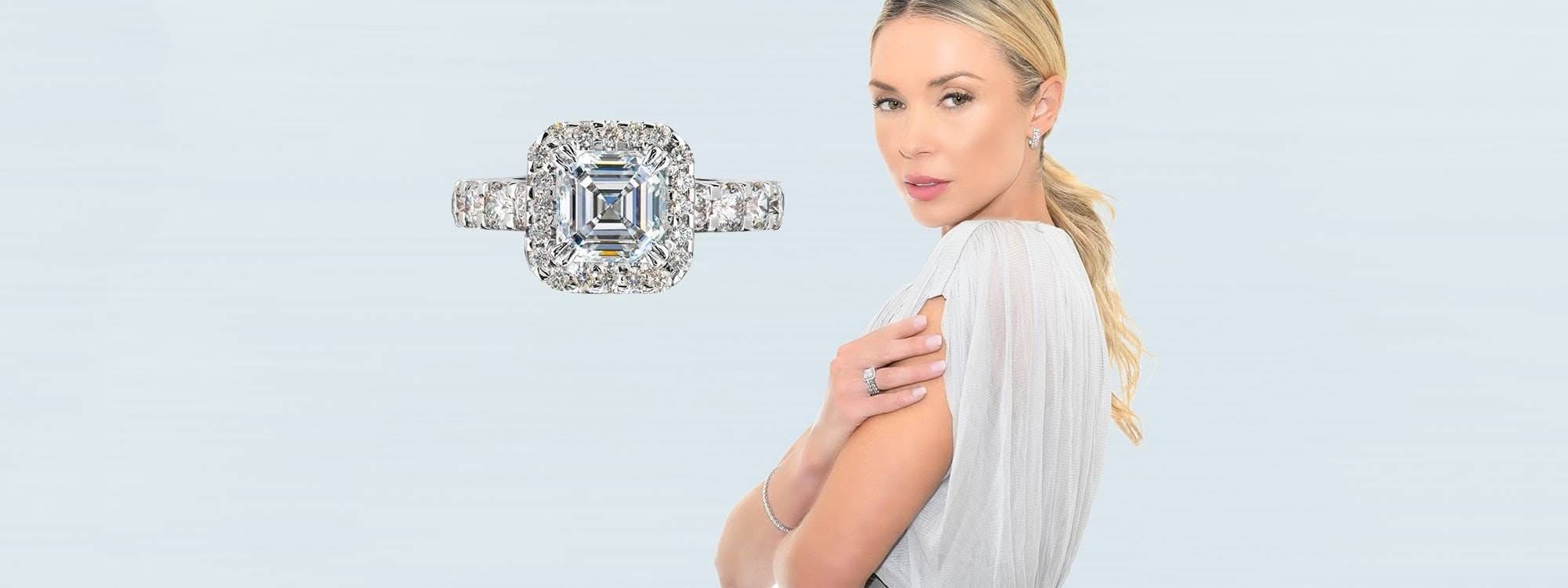 HD Home Page Slider Brodie Harper Asscher Ring