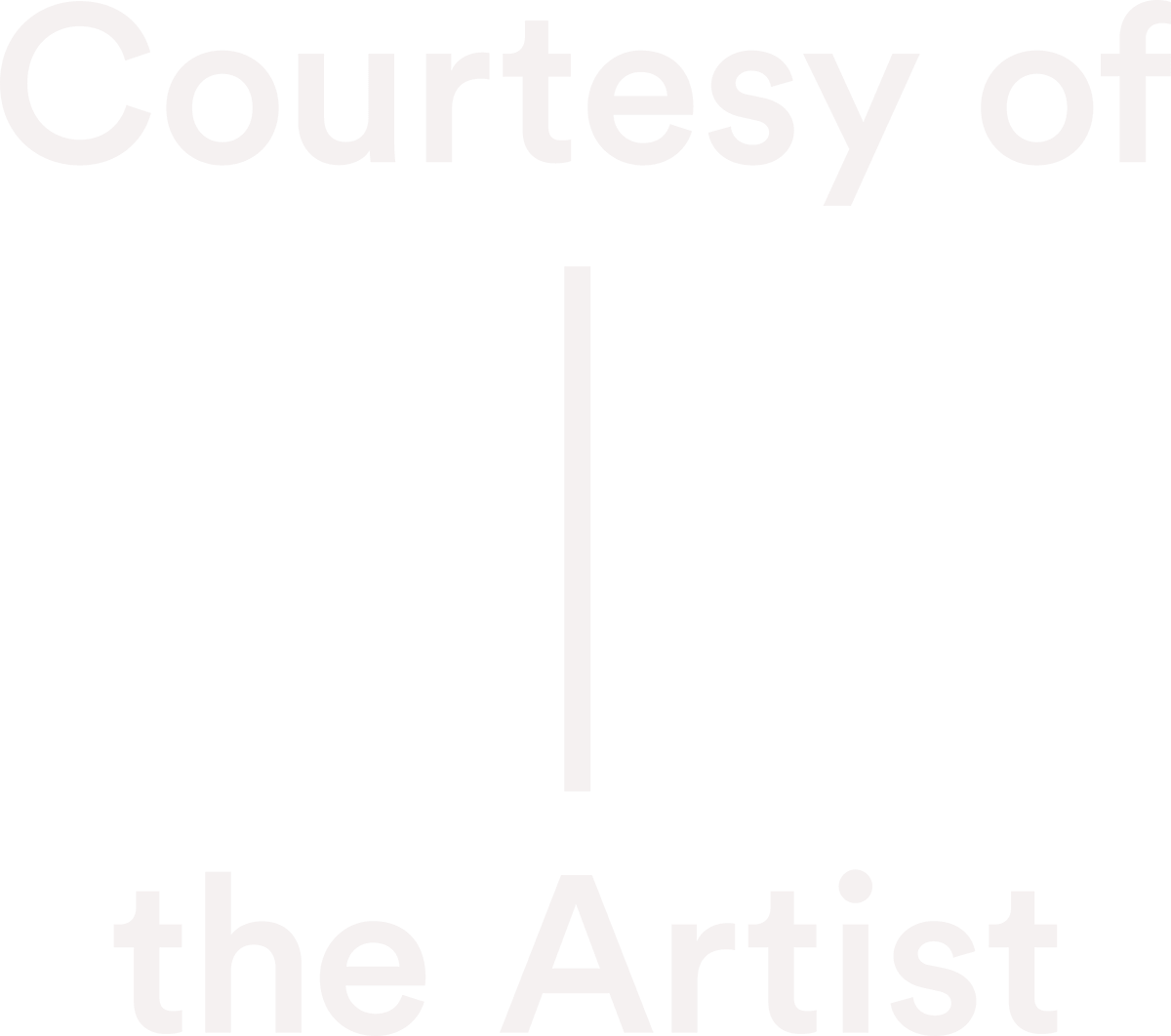 Courtesy of the Artist logo